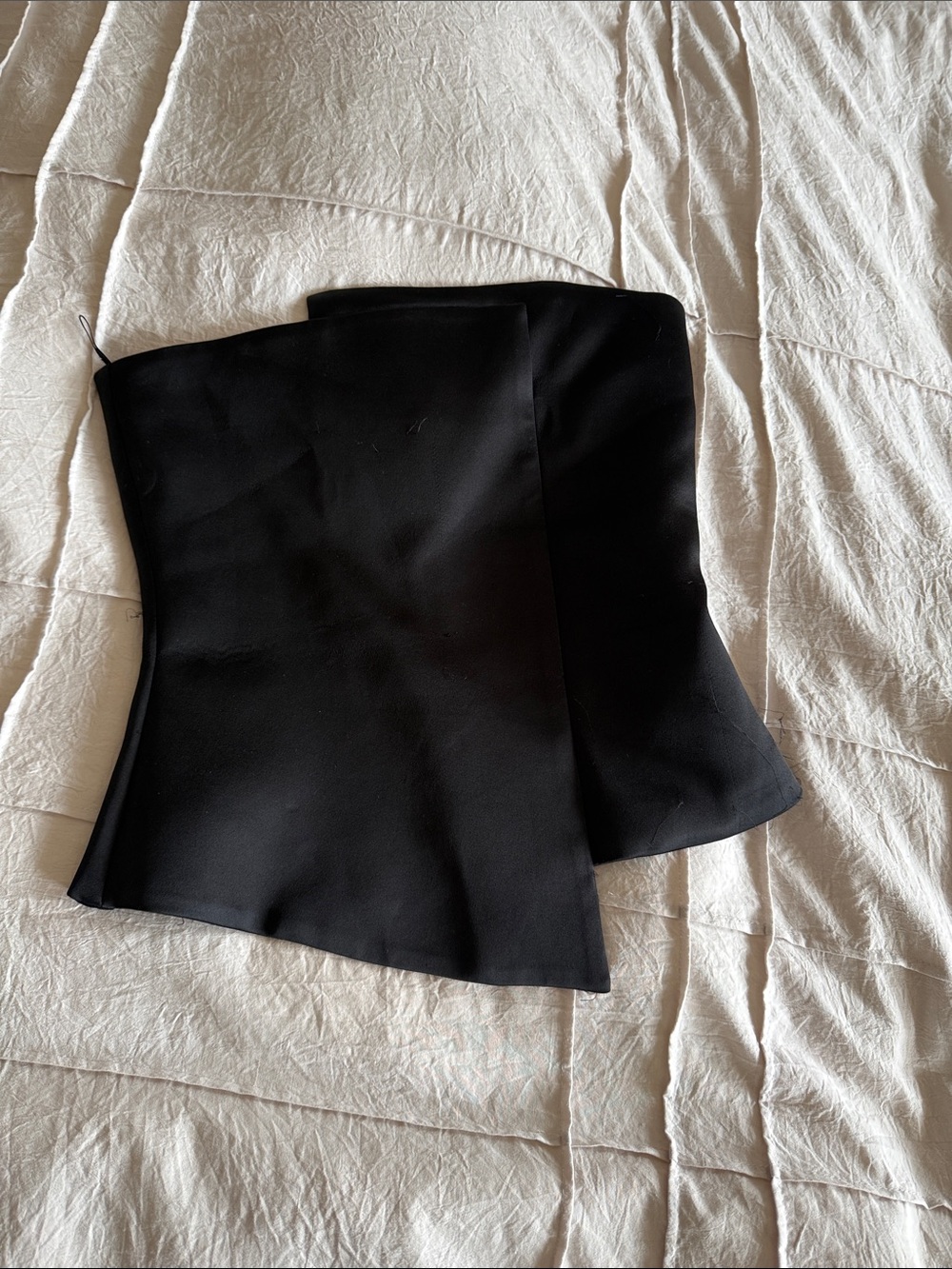 Zara Black Asymmetrical Wrap top